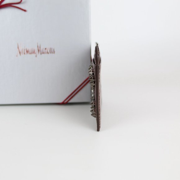 NWT Christian Louboutin Croc-Embossed Leather Card Holder - Picture 9 of 11